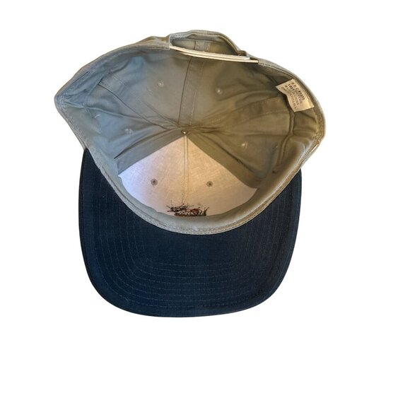 Vintage Quail Unlimited Embroidered Snapback Hat Gray & Black Adjustable - Picture 4 of 6